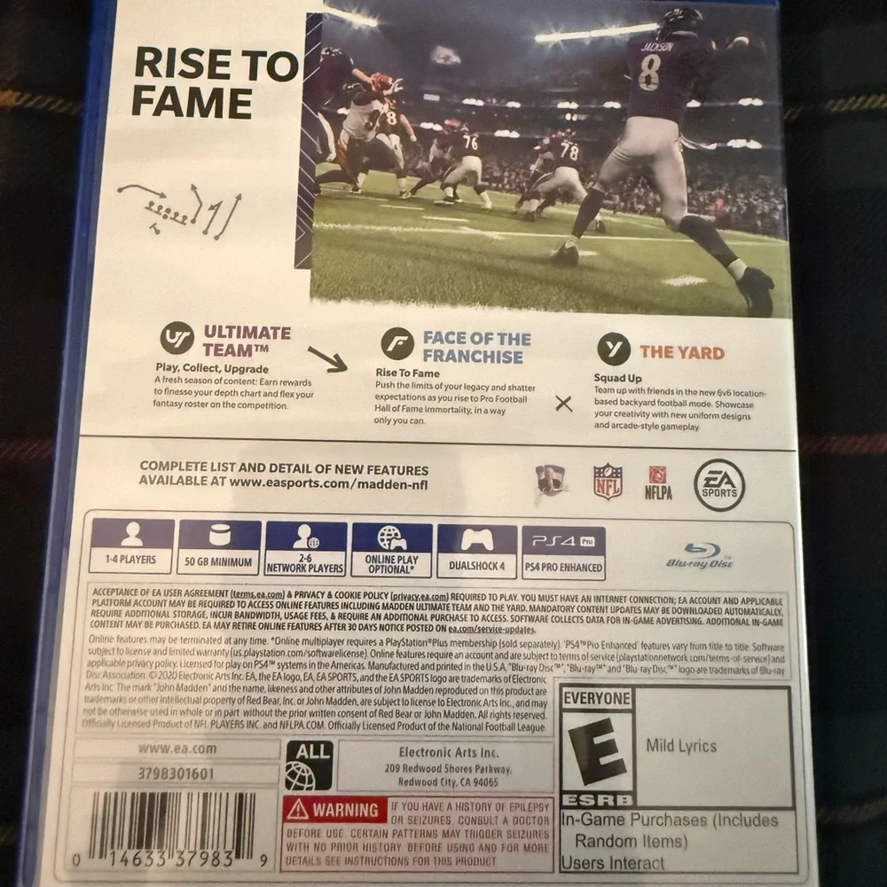 Madden NFL 21 for PS4 - Blue Case Can bundle 3 games together for $14.